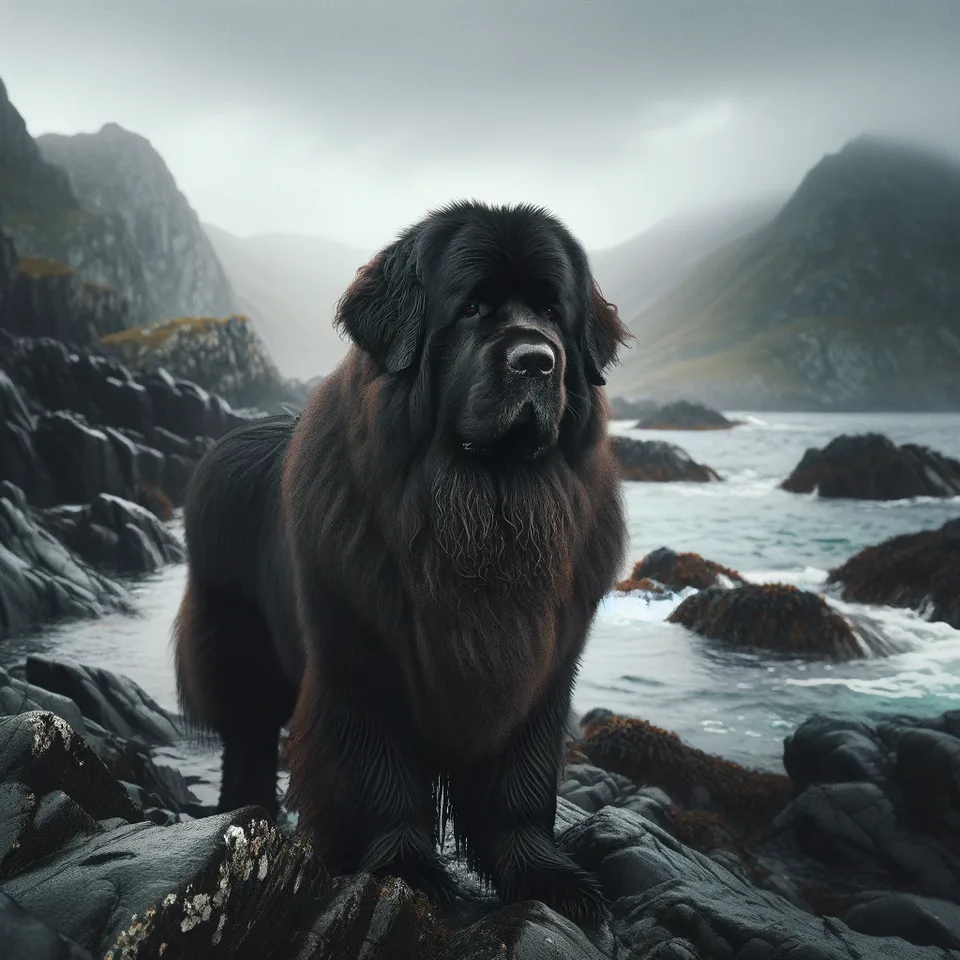 Newfoundland dog.