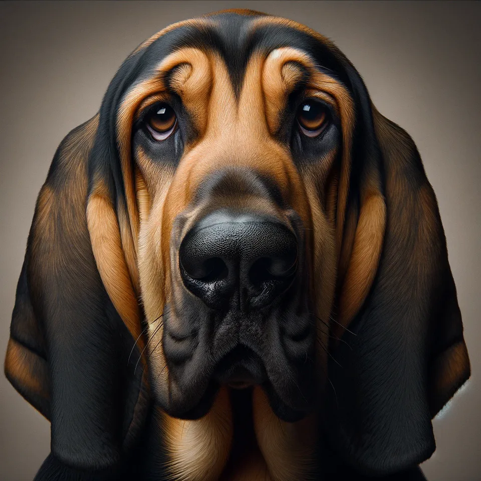 Bloodhound dog.