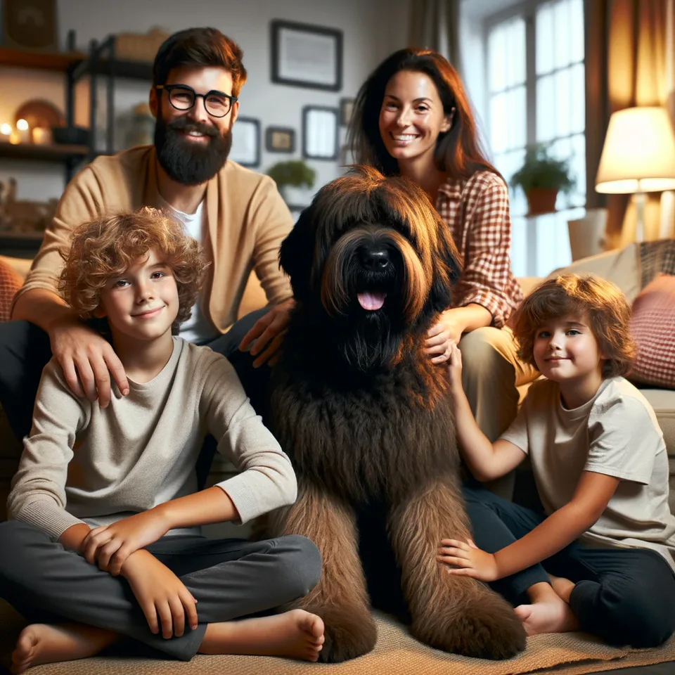 Bouvier des Flandres dog.