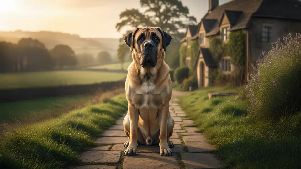 Mastiff dog.