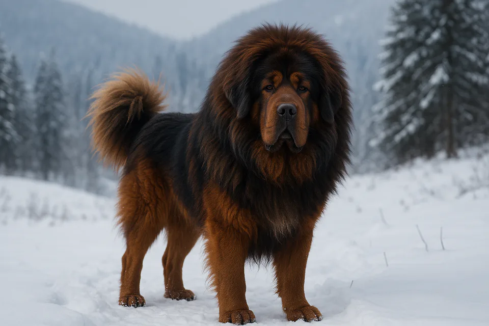 Tibetan Mastiff dog.
