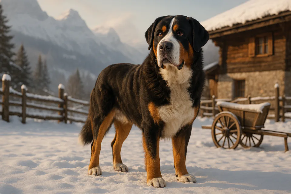 Great Swiss Mountain Dog dog.