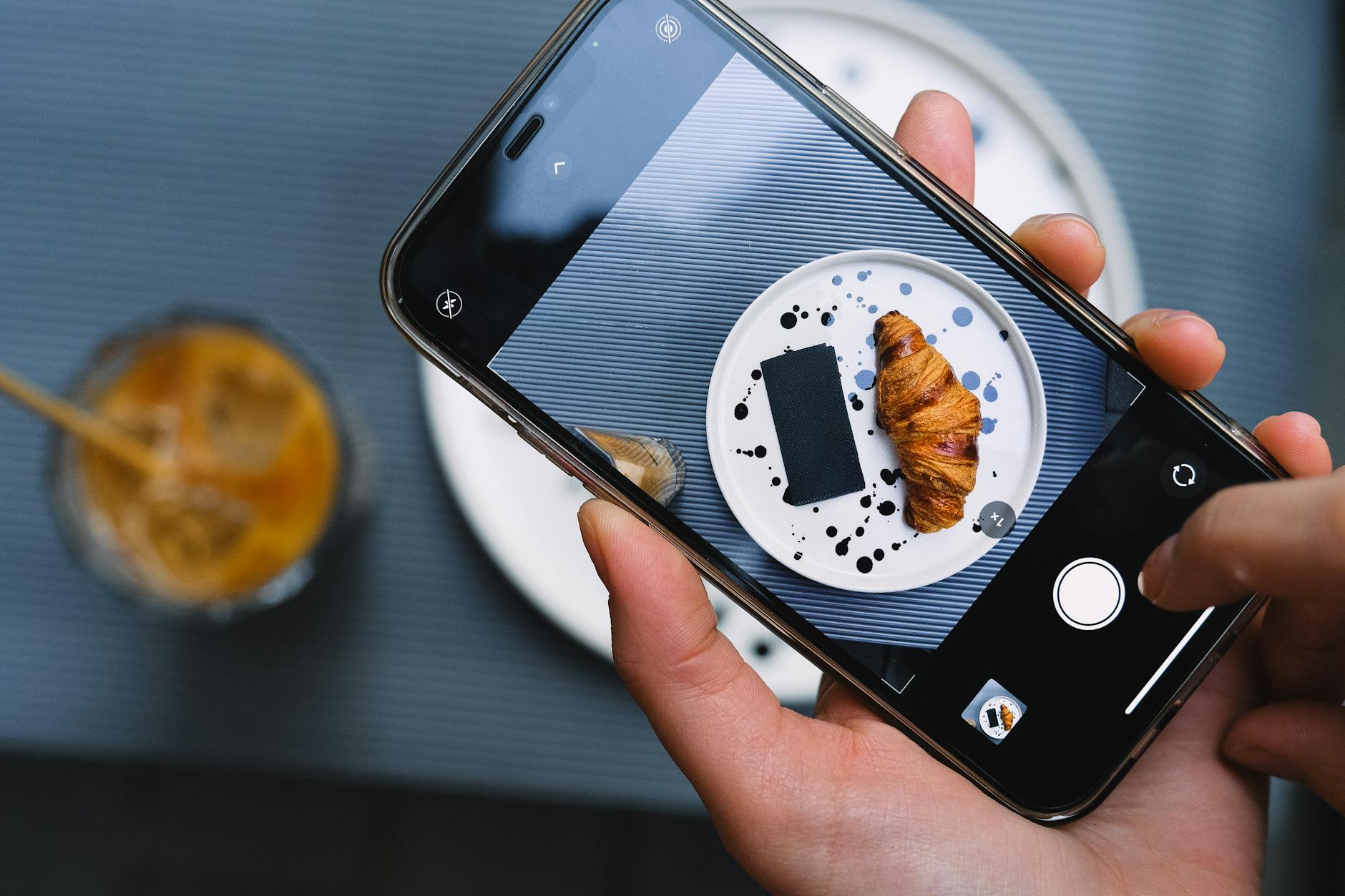 image on smartphone screen