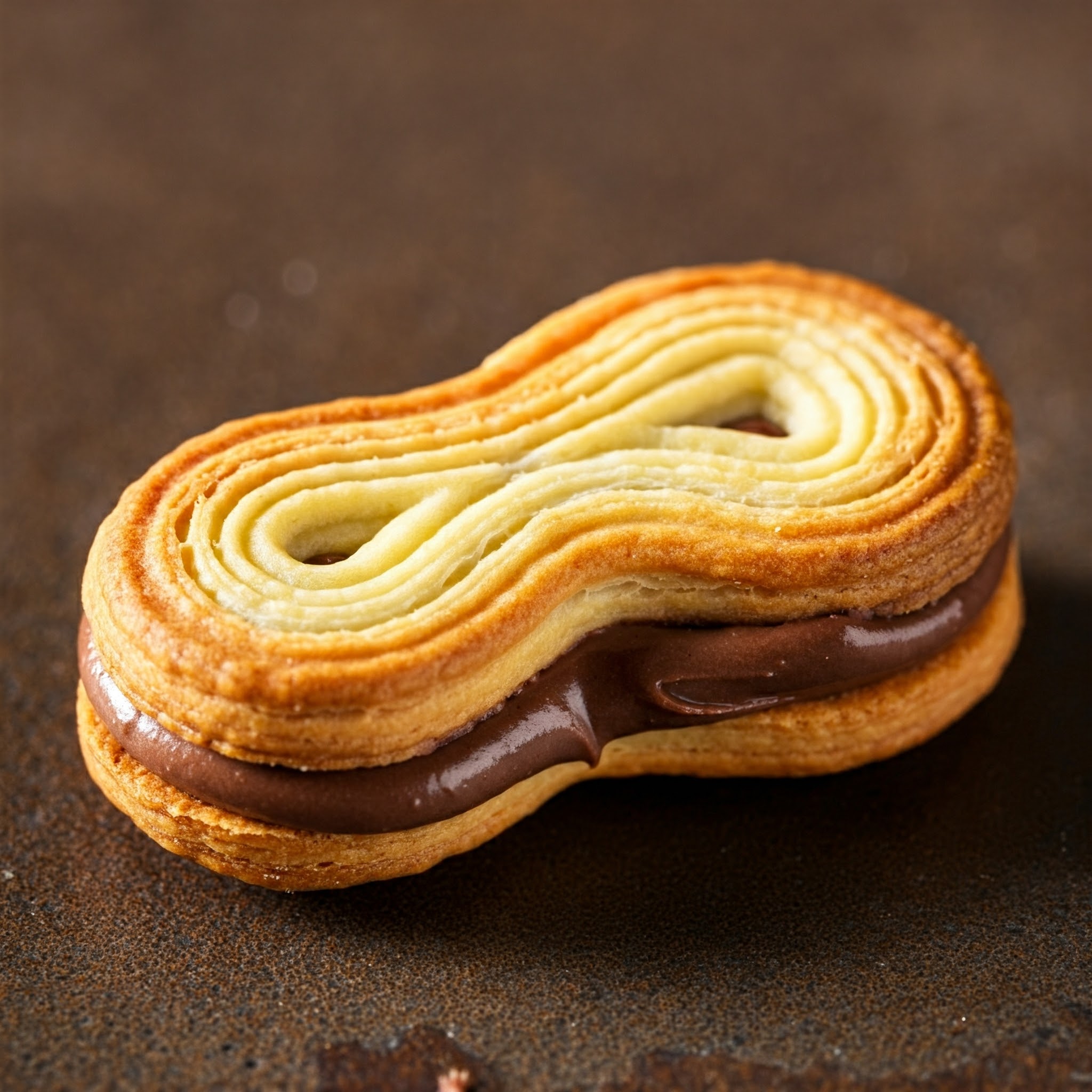 Viennese Biscuit with chocolate ganache