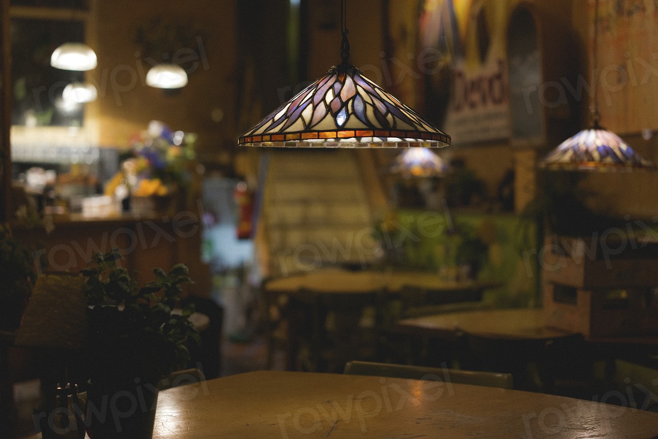 Indoor hanging lamp lights and